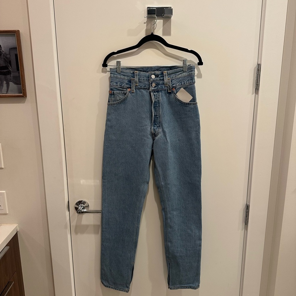 Redone Classic Blue Denim Jeans